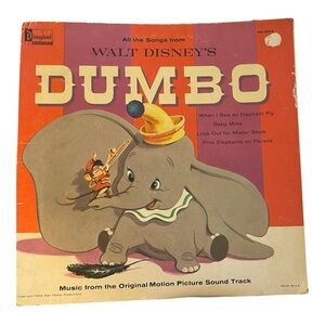 Walt Disney's "Dumbo"  Disney Record, Music from the Motion Picture, 1963.